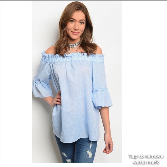 Boutique Off shoulder blouse - Picture 2 of 4